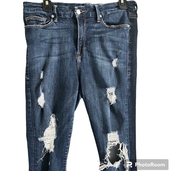 GOOD AMERICAN Good Legs Skinny Jeans - Size 12 - Picture 4 of 5
